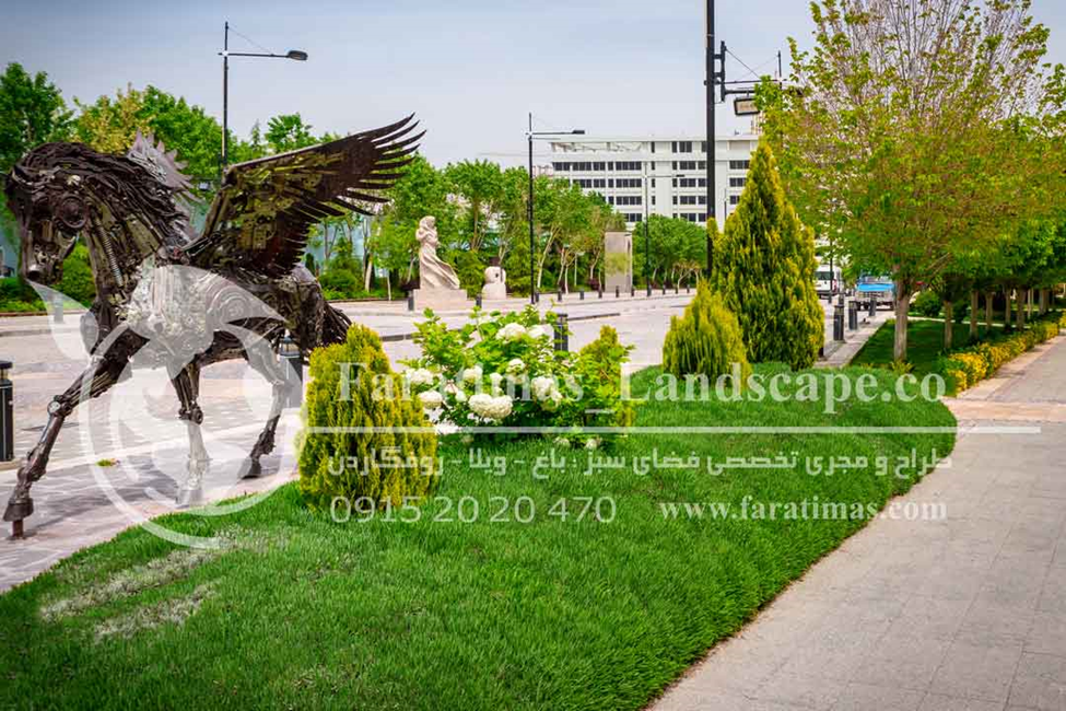 طراحی و اجرای فضای سبز